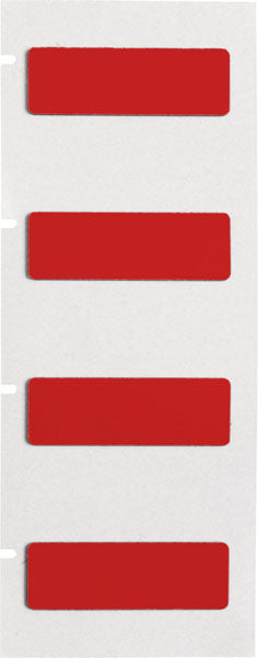 M71EP-6-7593-RD Engraved Plate Replacement labels for BMP71 Printer Red Gloss Polyethylene-Foam Laminate - Labelzone