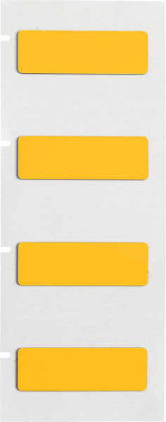 M71EP-6-7593-YL Engraved Plate Replacement labels for BMP71 Printer Yellow Gloss Polyethylene-Foam Laminate - Labelzone