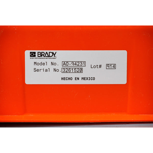 Brady BPT-17-7563-1 Silver Metallised Polyester Labels 50.80mm x 25.40mm