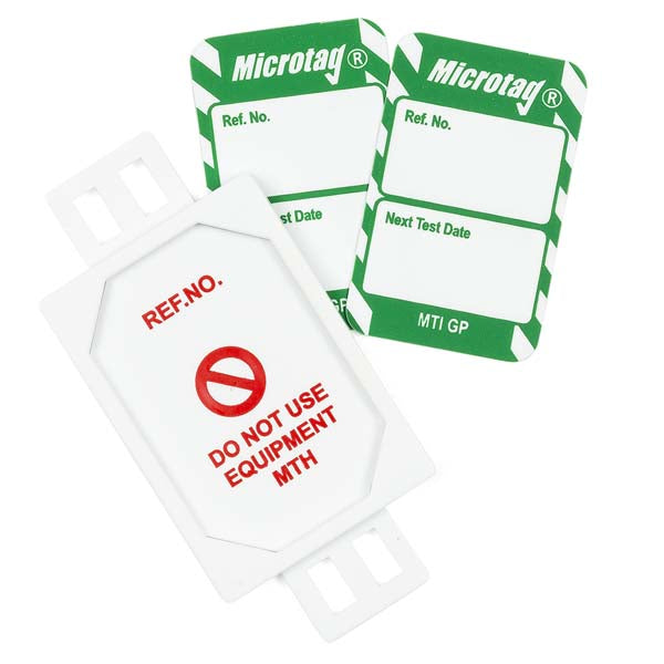 Brady Scafftag Microtag Kit Next Test Date White on Green