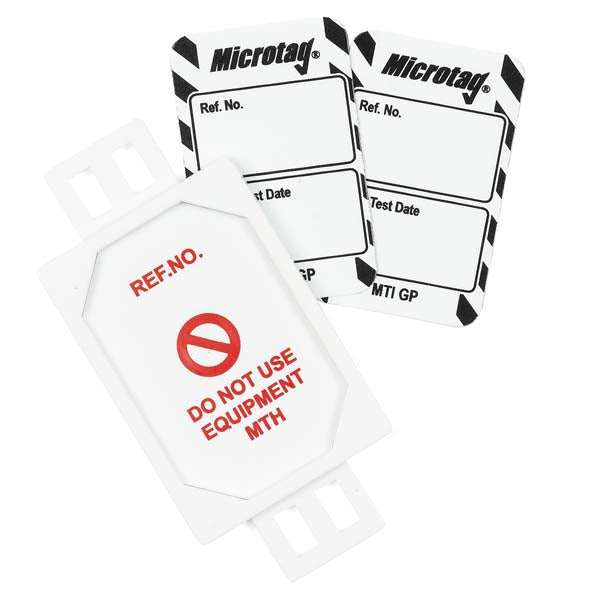 Brady Scafftag Microtag Kit Next Test Date Black on White