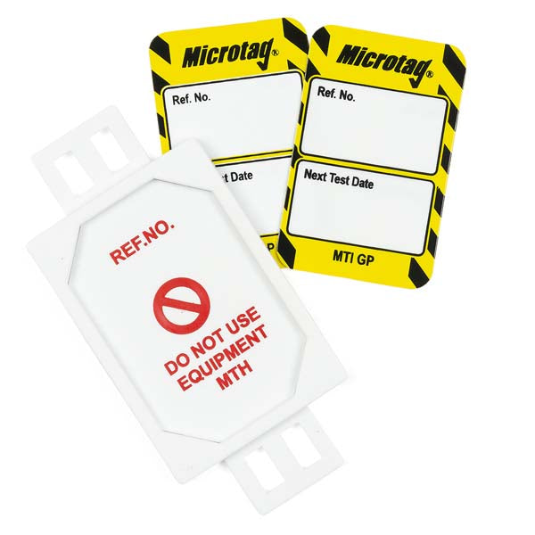 Brady Scafftag Microtag Kit Next Test Date Black on Yellow