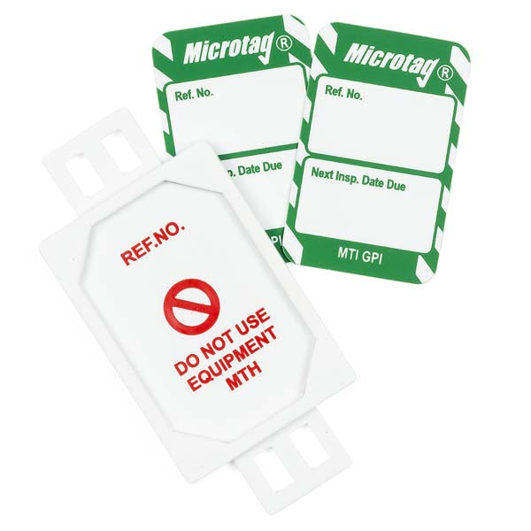 Brady Scafftag Microtag Kit Next Inspection Date Due White on Green