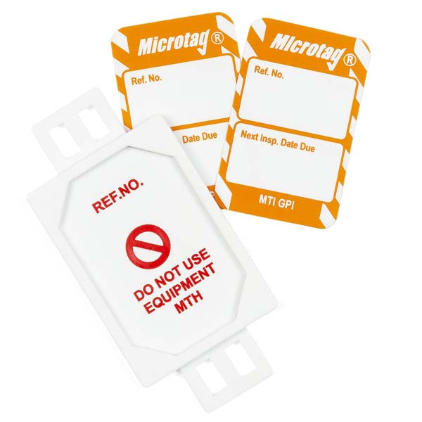 Brady Scafftag Microtag Kit Next Inspection Date Due White on Orange