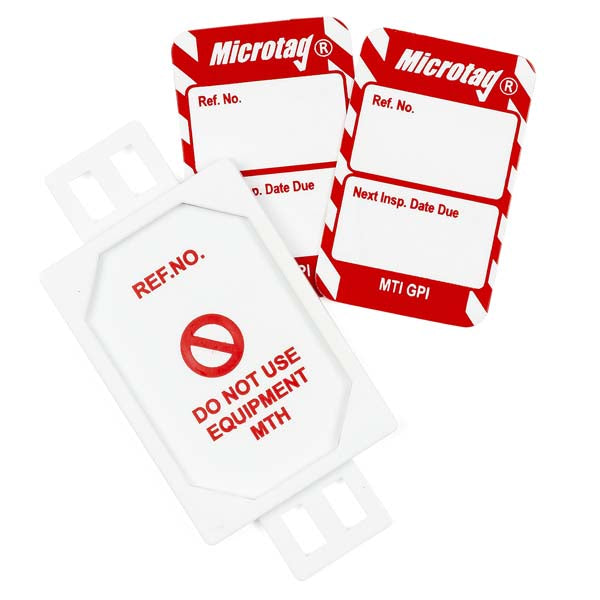 Brady Scafftag Microtag Kit Next Inspection Date Due White on Red
