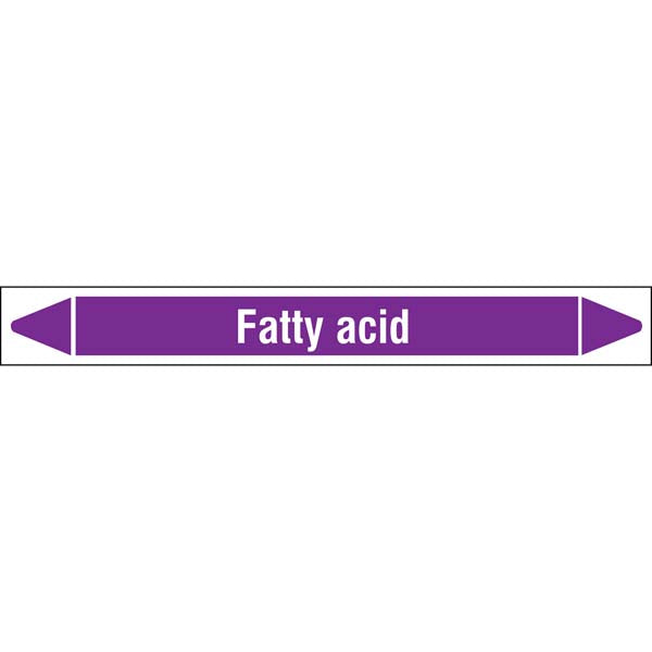 N007042 Brady White on Violet Fatty acid Clp Pipe Marker On Roll