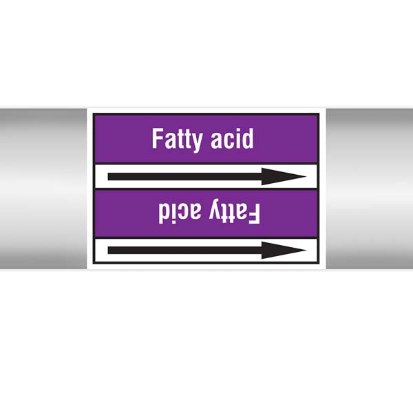 N007044 Brady White on Violet Fatty acid Clp Pipe Marker On Roll