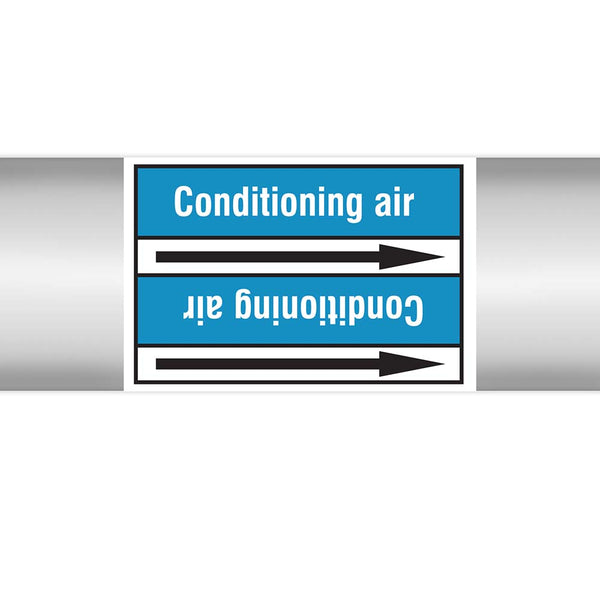 N022915 - Brady Pipe Marker On Roll Conditioning Air 100.00mm x 33m