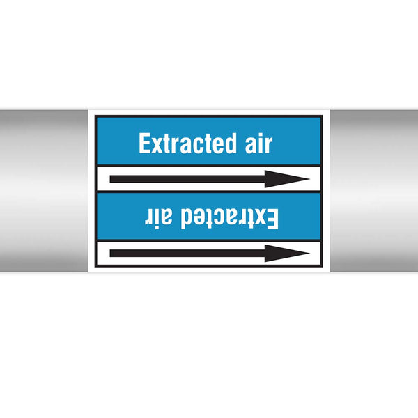 N022920 - Brady Pipe Marker On Roll Extracted Air 100.00mm x 33m