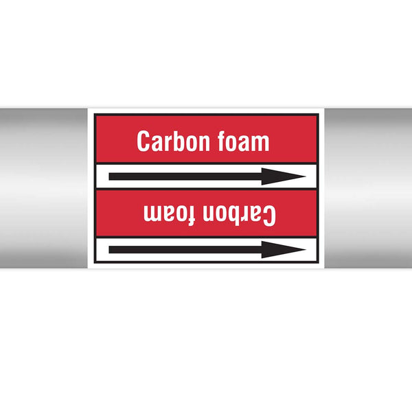 N022926 - Brady Pipe Marker On Roll Carbon Foam 100.00mm x 33m