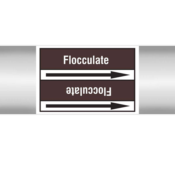 N022933 - Brady Pipe Marker On Roll Flocculate 100.00mm x 33m
