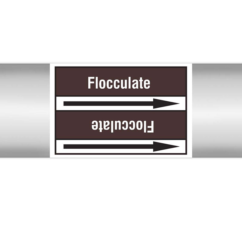 N022933 - Brady Pipe Marker On Roll Flocculate 100.00mm x 33m