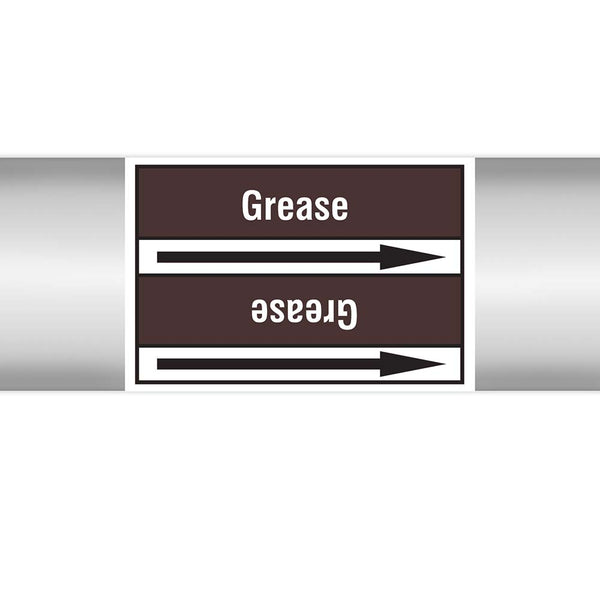 N022934 - Brady Pipe Marker On Roll Grease 100.00mm x 33m