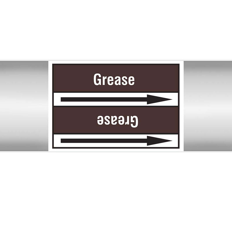 N022934 - Brady Pipe Marker On Roll Grease 100.00mm x 33m