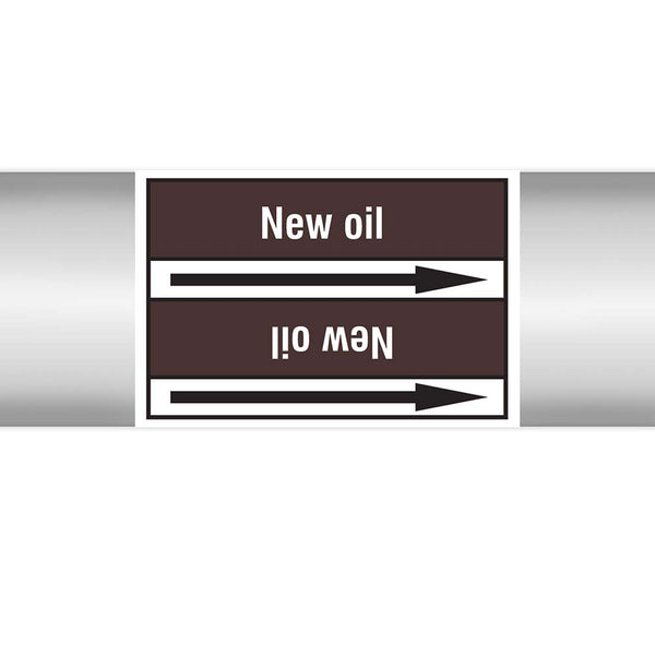 N022936 - Brady Pipe Marker On Roll New Oil 100.00mm x 33m