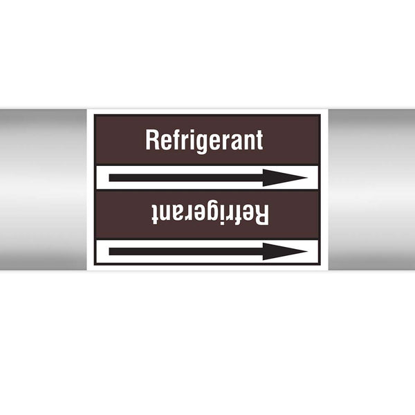 N023039 - Brady Pipe Marker On Roll Refrigerant 100mm x 33 m