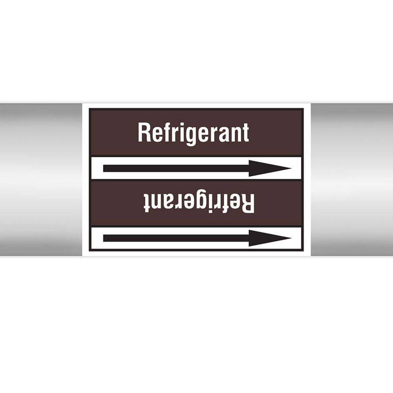 N023039 - Brady Pipe Marker On Roll Refrigerant 100mm x 33 m
