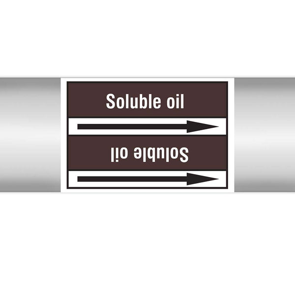 N022940 - Brady Pipe Marker On Roll Soluble Oil 100.00mm x 33m