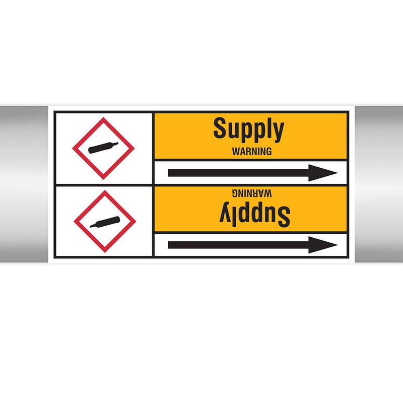 N023048 - Brady Pipe Marker On Roll Supply 127.00mm x 33m