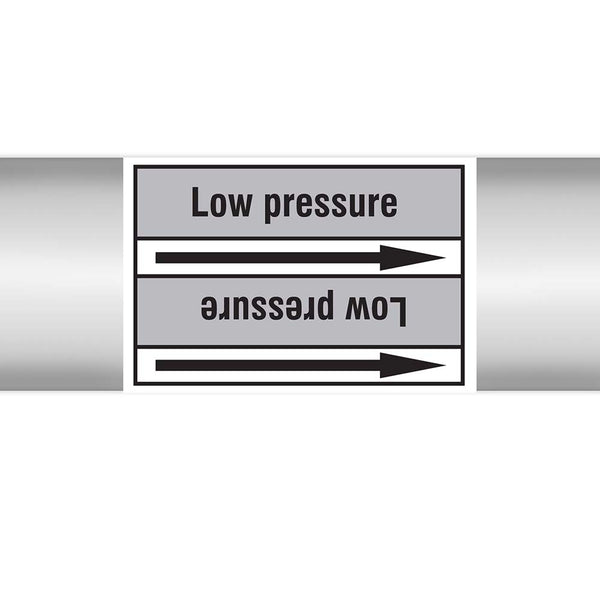 N022951 - Brady Pipe Marker On Roll - Steam Low Pressure 100mm x 33 m