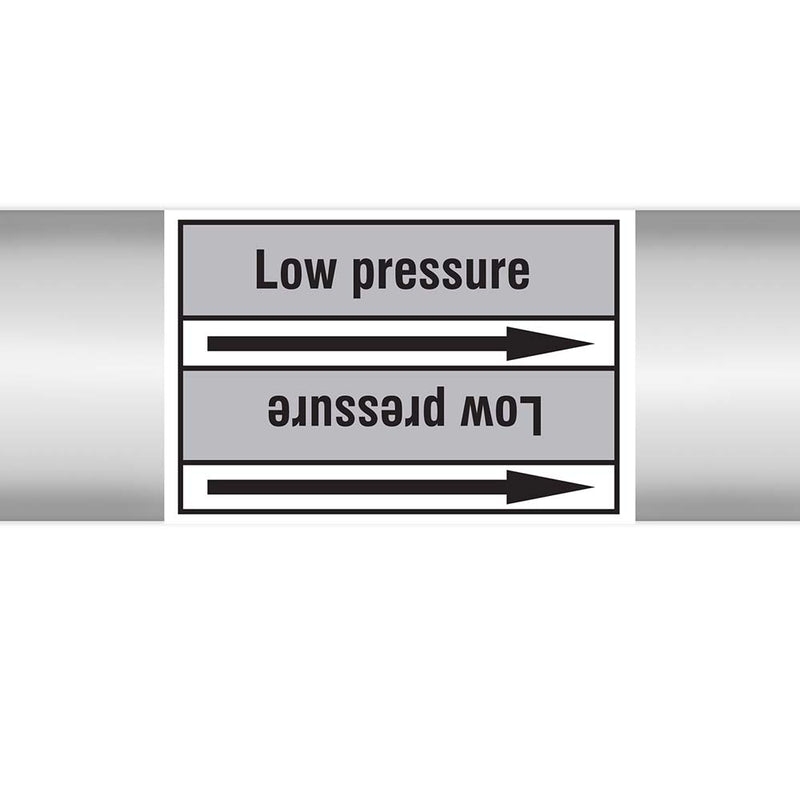 N023051 - Brady Pipe Marker On Roll - Steam Low Pressure 100.00mm x 33m