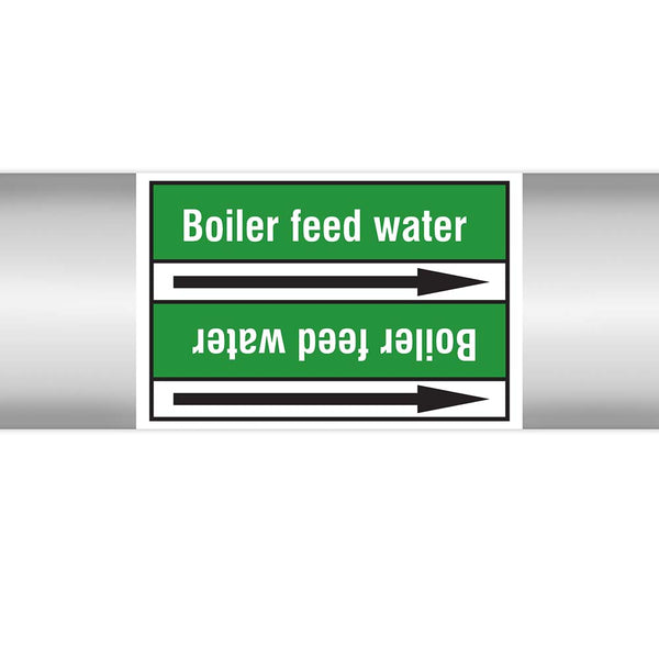 N022958 - Brady Pipemarking Boiler Feed Water 100x33 100.00mm x 60.00mm