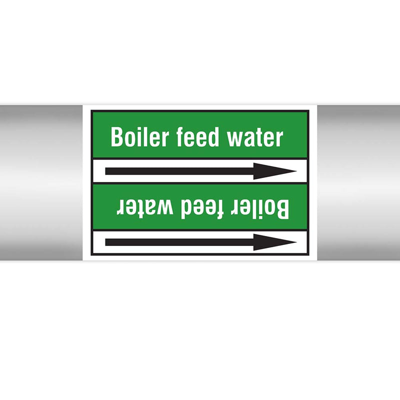 N022958 - Brady Pipemarking Boiler Feed Water 100x33 100.00mm x 60.00mm