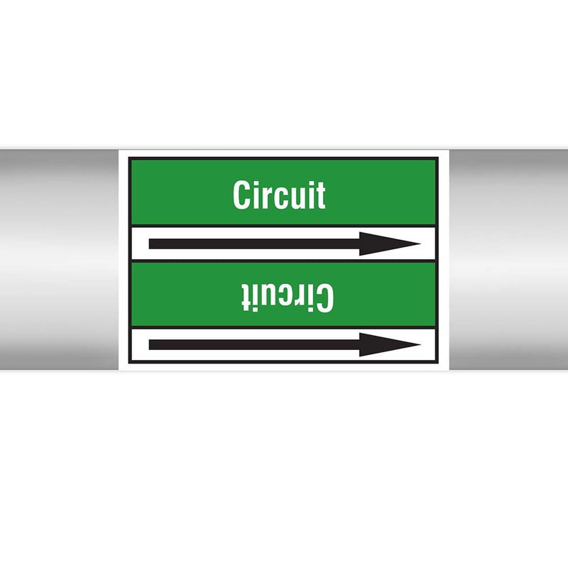 N022960 - Brady Pipe Marker On Roll Circuit 100mm x 33 m