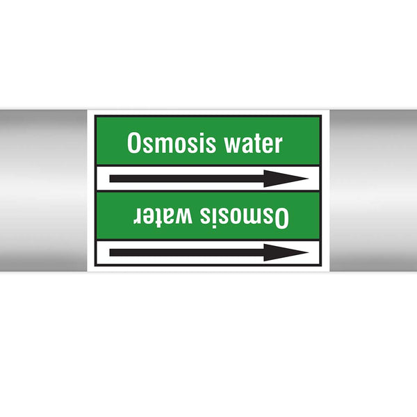 N023086 - Brady Pipe Marker On Roll Osmosis Water 100mm x 33 m