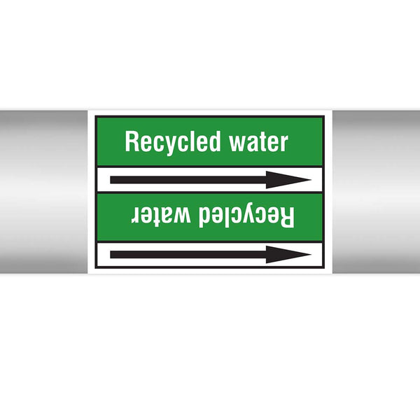 N022993 - Brady Pipe Marker On Roll Recycled Water 100mm x 33 m