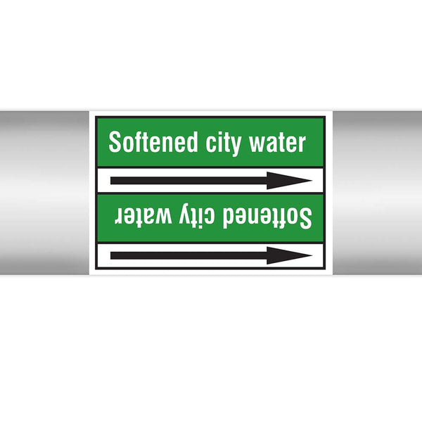 N023099 - Brady Pipe Marker On Roll Softened City Water 100mm x 33 m