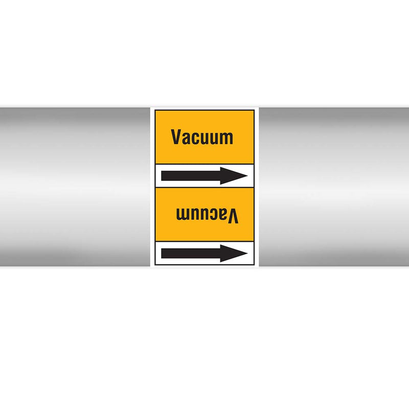 N023049 - Brady Pipe Marker On Roll Vacuum 100.00mm x 33m