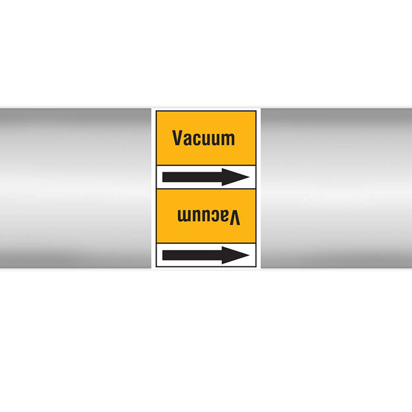 N023025 - Brady Pipe Marker On Roll Vacuum 100.00mm x 33m