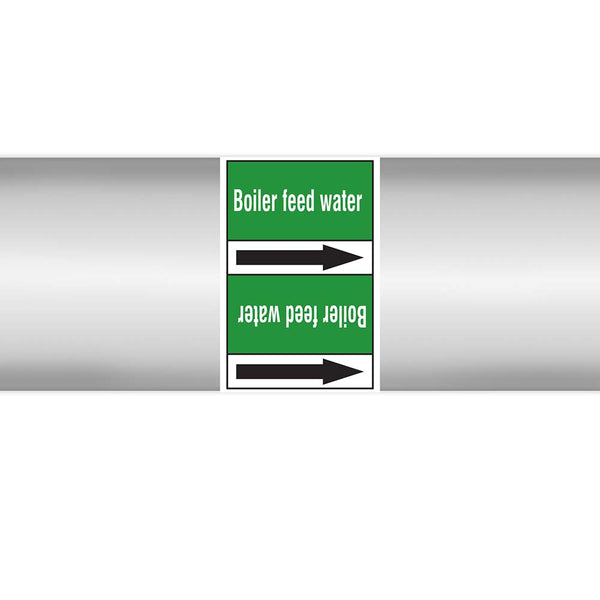 N023058 - Brady Pipemarking Boiler Feed Water 100x33 100.00mm x 150.00mm