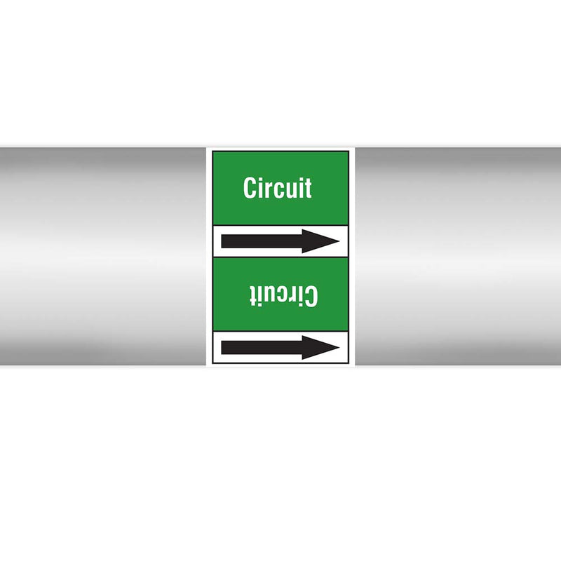 N023060 - Brady Pipe Marker On Roll Circuit 100mm x 33 m