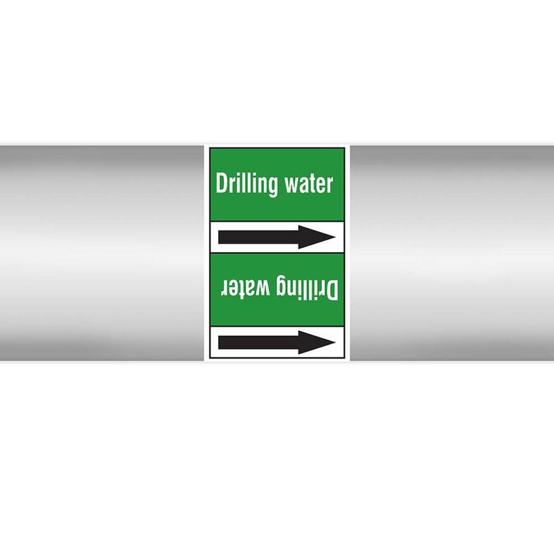 N023067 - Brady Pipe Marker On Roll Drilling Water 100mm x 33 m