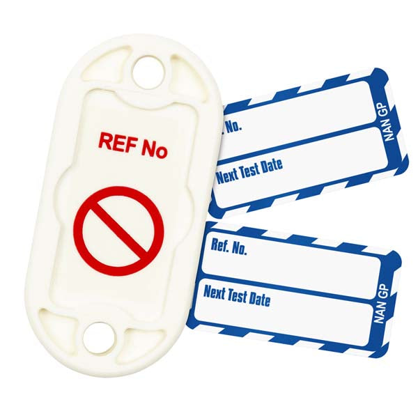 Brady Scafftag Nanotag Kit Next Test Date Blue on White