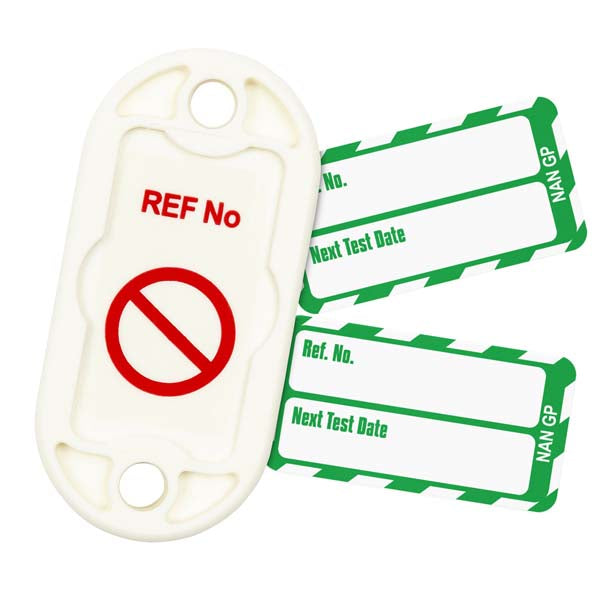 Brady Scafftag Nanotag Kit Next Test Date Green on White