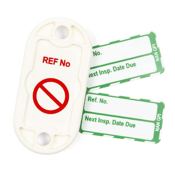 Brady Scafftag Nanotag Kit Next Test Date White on Green