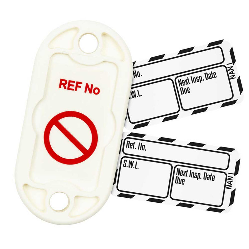Brady Scafftag Nanotag Kit Safe Working Load Next Inspection Date Due Black on White