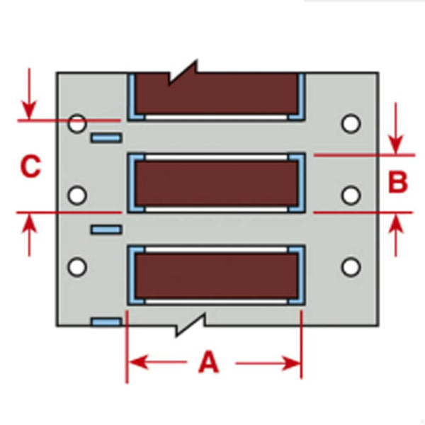 Brady PermaSleeve Wire Marking Sleeves 50.80 mm x 11.15 mm - 3PS-250-2-BR-S