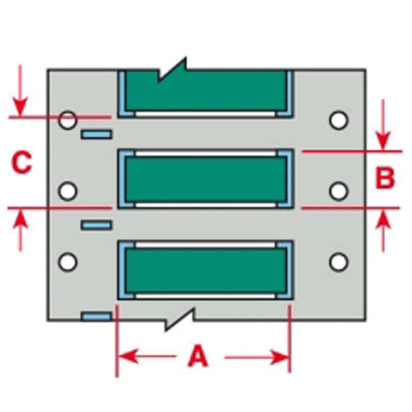 Brady PermaSleeve Wire Marking Sleeves 50.80 mm x 6.00 mm - 3PS-125-2-GR