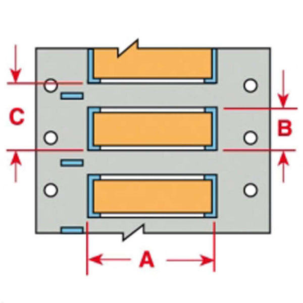 Brady PermaSleeve Wire Marking Sleeves 50.80 mm x 42.16 mm - 3PS-1000-2-OR-S