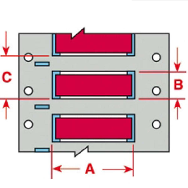 Brady PermaSleeve Wire Marking Sleeves 25.40 mm x 6.00 mm - 3PS-125-2-RD-S-2