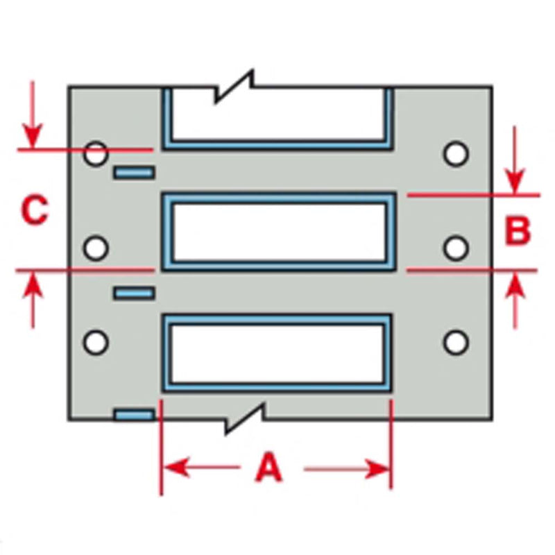 Brady High Temperature PermaSleeve Wire Marking Sleeves 50.80 mm x 4.60 mm - 3HT-094-2-WT-S