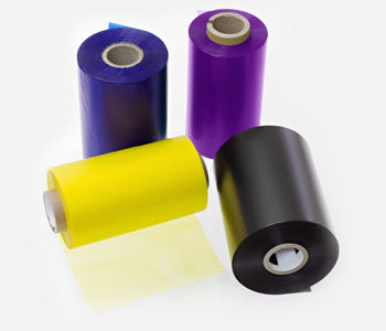92_BLK-WR343 - Kroy Black Wax Resin Print Ribbon - 83mm x 300m - 25mm Core