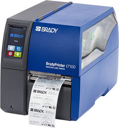 BradyPrinter i7100 600 dpi with Peel function and Brady Workstation Suite - 322881