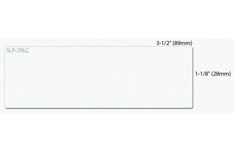 Seiko SLP-2RLC Address Labels 2 x Rolls of 130 Transparent - Labelzone