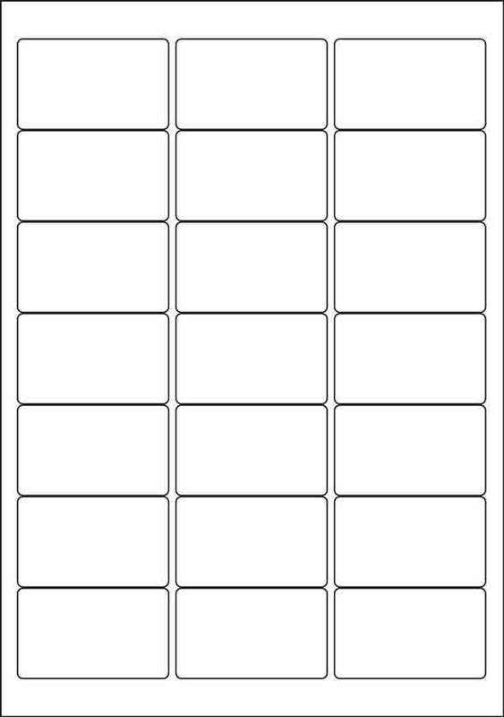 White A4 Labels 21 Per Sheet. 500 Sheets Per Box - Labelzone