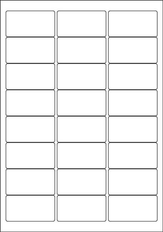 White A4 Labels 24 Per Sheet. 500 Sheets Per Box - Labelzone